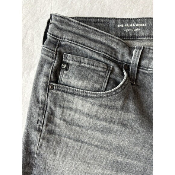 Adriano Goldschmied Jeans Womens 29 The Prima Ankle Cigarette Mid Rise Gray - Picture 4 of 11